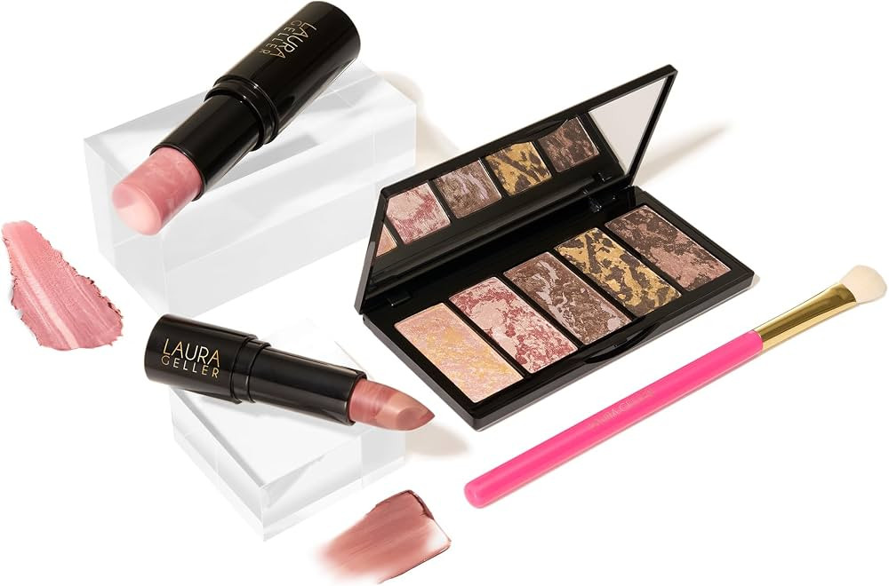 LAURA GELLER NEW YORK Italian Marble Artistry Collection | Full Face Makeup Kit Handmade in Italy... | Amazon (US)