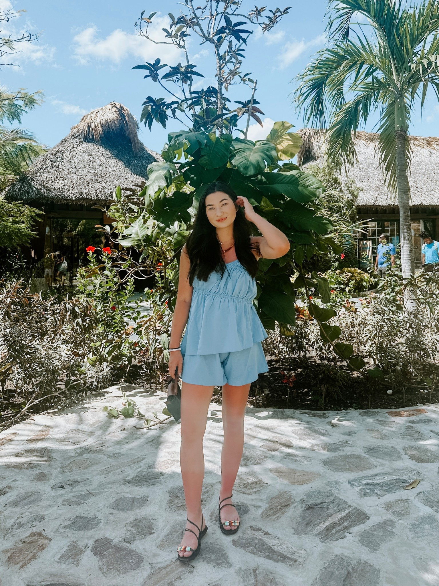 So easy to throw on for vacay or every day wear🩵

Sizes:
Top - XS 
Shorts - XS 

#LTKSeasonal #LTKTravel #LTKPetite