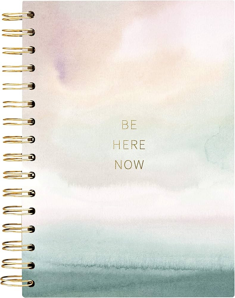 Graphique Caderno espiral de capa dura | Be Here Now Calming Watercolor Design | Papel premium | ... | Amazon (US)
