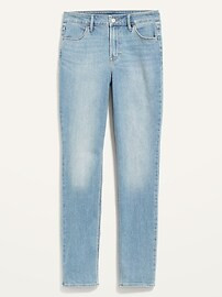 High-Waisted Light-Wash Straight-Leg Jeans for Women | Old Navy (US)
