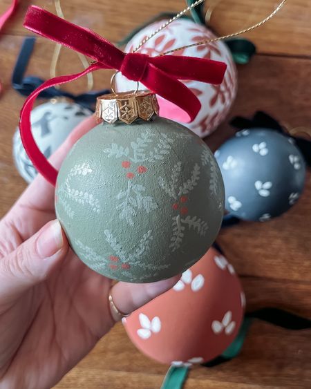 Diving into the festive spirit one brushstroke at a time! 🎨✨ DIY Christmas magic with my painted ornaments. This would be so fun (and maybe slightly less peaceful) to do with your kids during Winter Break! #ChristmasCrafts #DIYDecor #PaintedOrnaments  #LTKHolidayCrafts

#LTKhome #LTKSeasonal