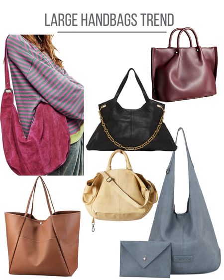 Large bags are the “it” bag for spring. We’ve included them in our blog post of the top 10 spring fashion trends from NY Fashion week. 

Make sure to check out our post with Jen modeling the blue bag - you will love the shape! 

#LTKfindsunder100 #LTKstyletip #LTKSeasonal