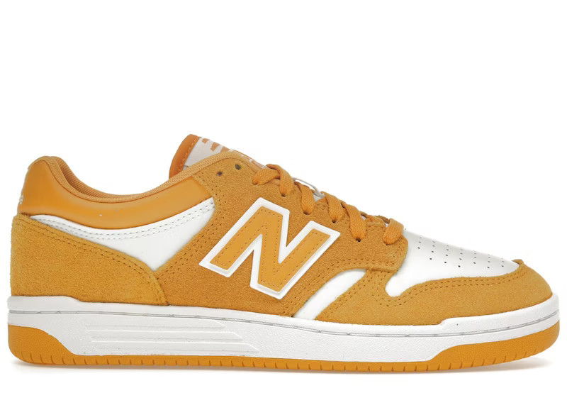 Men's New Balance 480 Sneakers in White/Varsity Gold | StockX