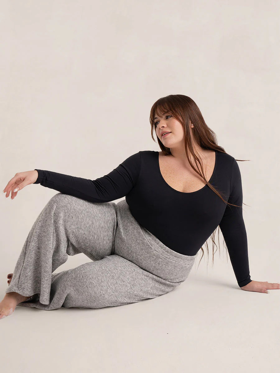 Shapermint Essentials All Day Every Day Long Sleeve Bodysuit | Shapermint