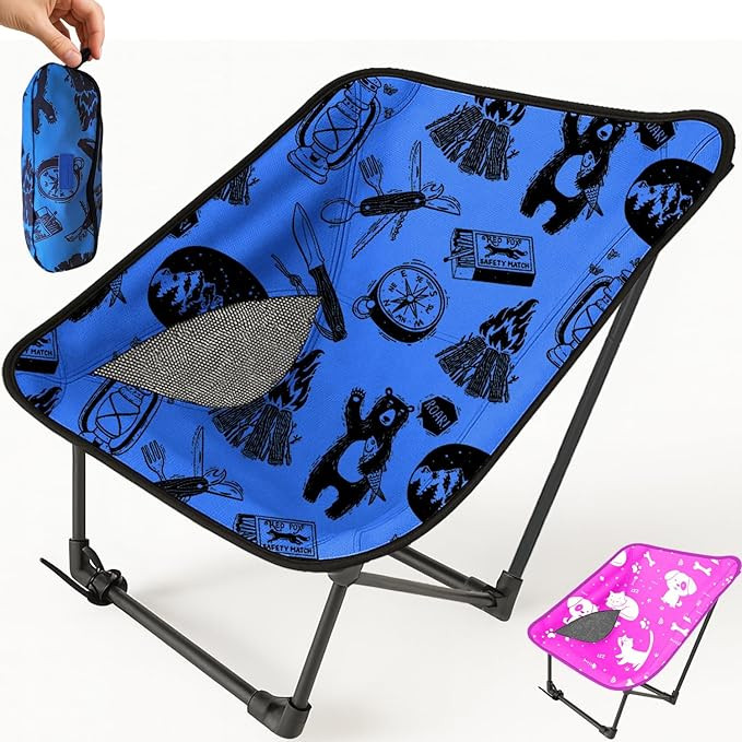 Youth and Kids Camping Chair | Ultra Lightweight, Foldable and Heavy Duty | Ideal Indoor/Outdoor ... | Amazon (US)