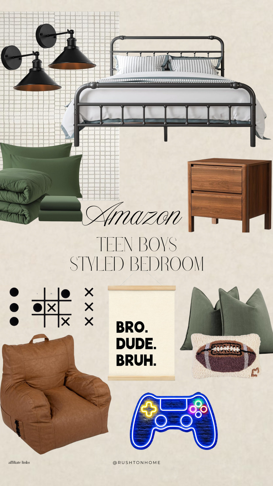 Amazon Teen Boys Styled Bedroom, teen boy bedroom decor, boys bedroom amazon finds, masculine bedroom decor, teen room ideas amazon, modern boys bedroom, green bedroom decor, gaming bedroom decor, boys room wall art, cozy teen bedroom, neutral boys room decor 

 #LTKHome #LTKKids