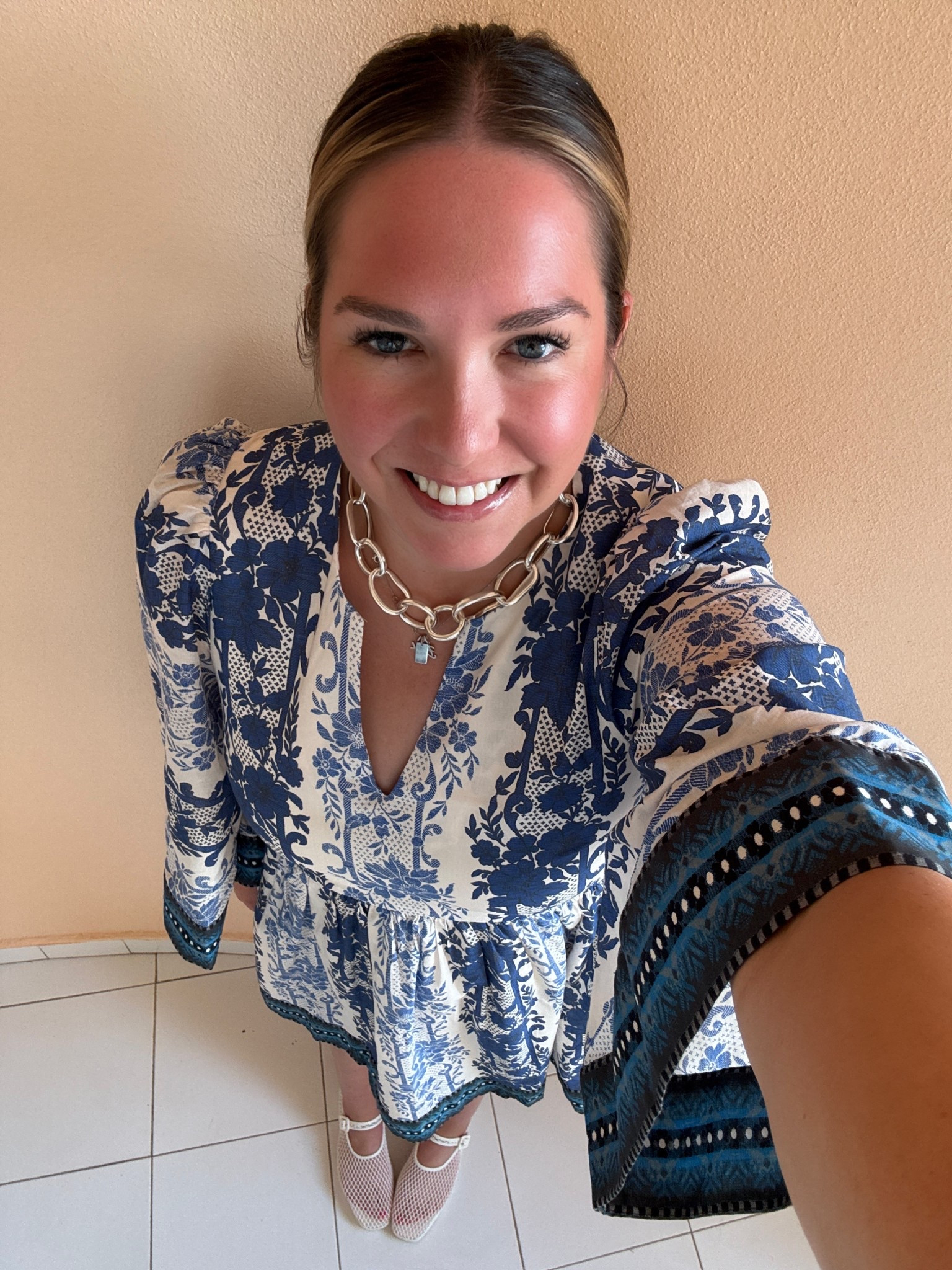 First night in St. Tropez and I couldn’t wait to wear this dress. The sleeves were perfect for when the sun went down and these mesh flats are very on trend. I added a bit of statement necklace and was ready to go!

#LTKSummerEdit #LTKShoeCrush #LTKTravel