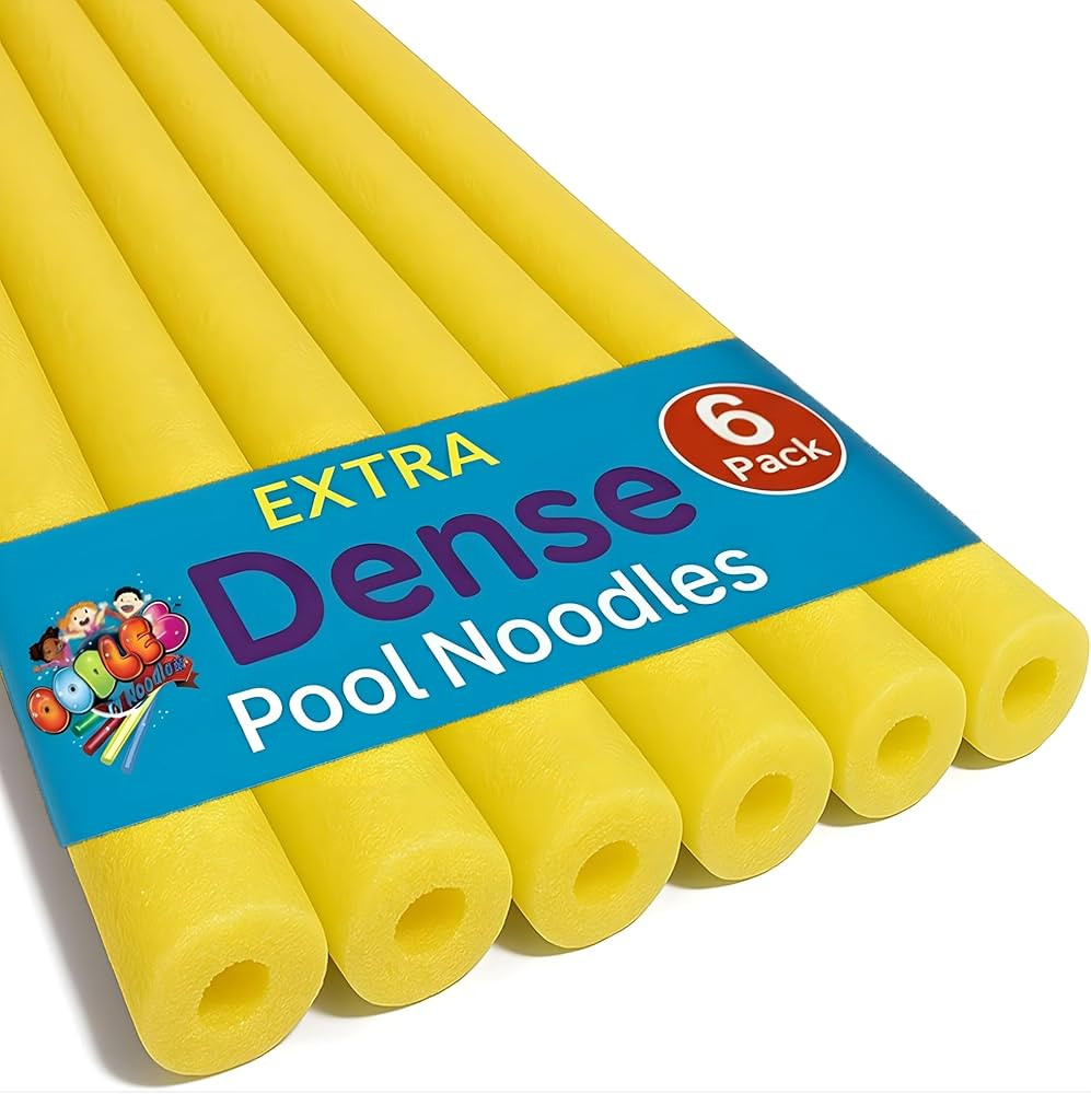 Oodles of Noodles Deluxe Foam Pool Noodles – 48” x 2.5” Hollow Core Swim Noodles – Extra ... | Amazon (US)