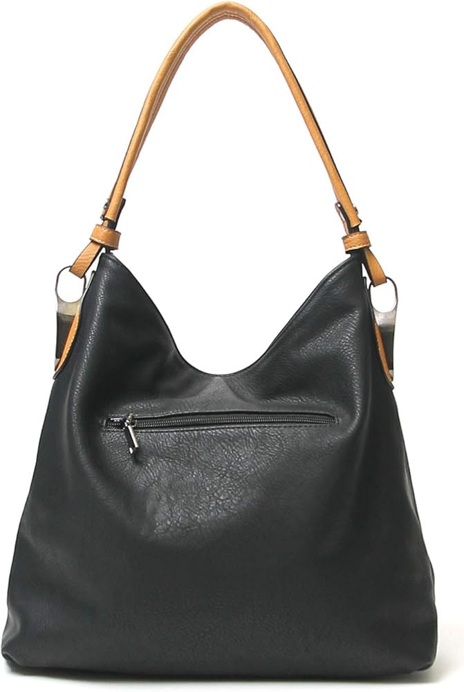 Janin Handbag Bucket Style Hobo Shoulder Bag with Extra Longer Strap | Amazon (US)