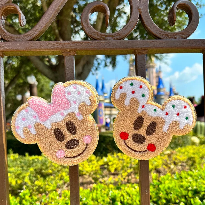 Disney Christmas Patch. Gingerbread Mickey Patch. Minnie Gingerbread Patch. Gingerbread. Christma... | Etsy (US)