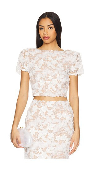 ELLIATT Vonni Top in White. - size L | Revolve Clothing (Global)