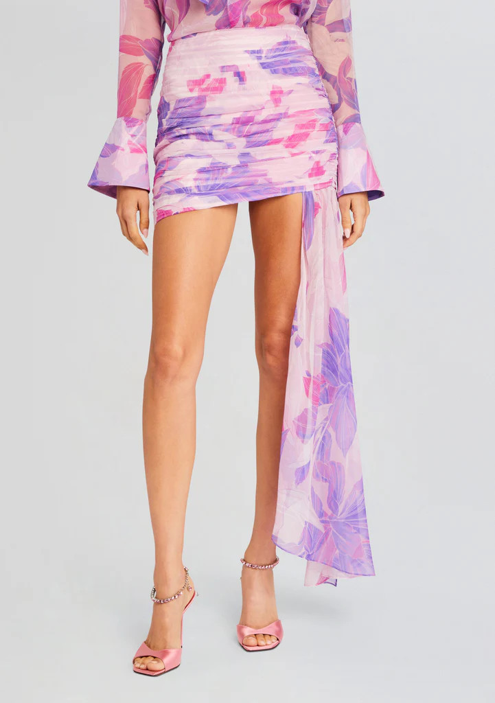 Sonya Silk Chiffon Skirt | Retrofete