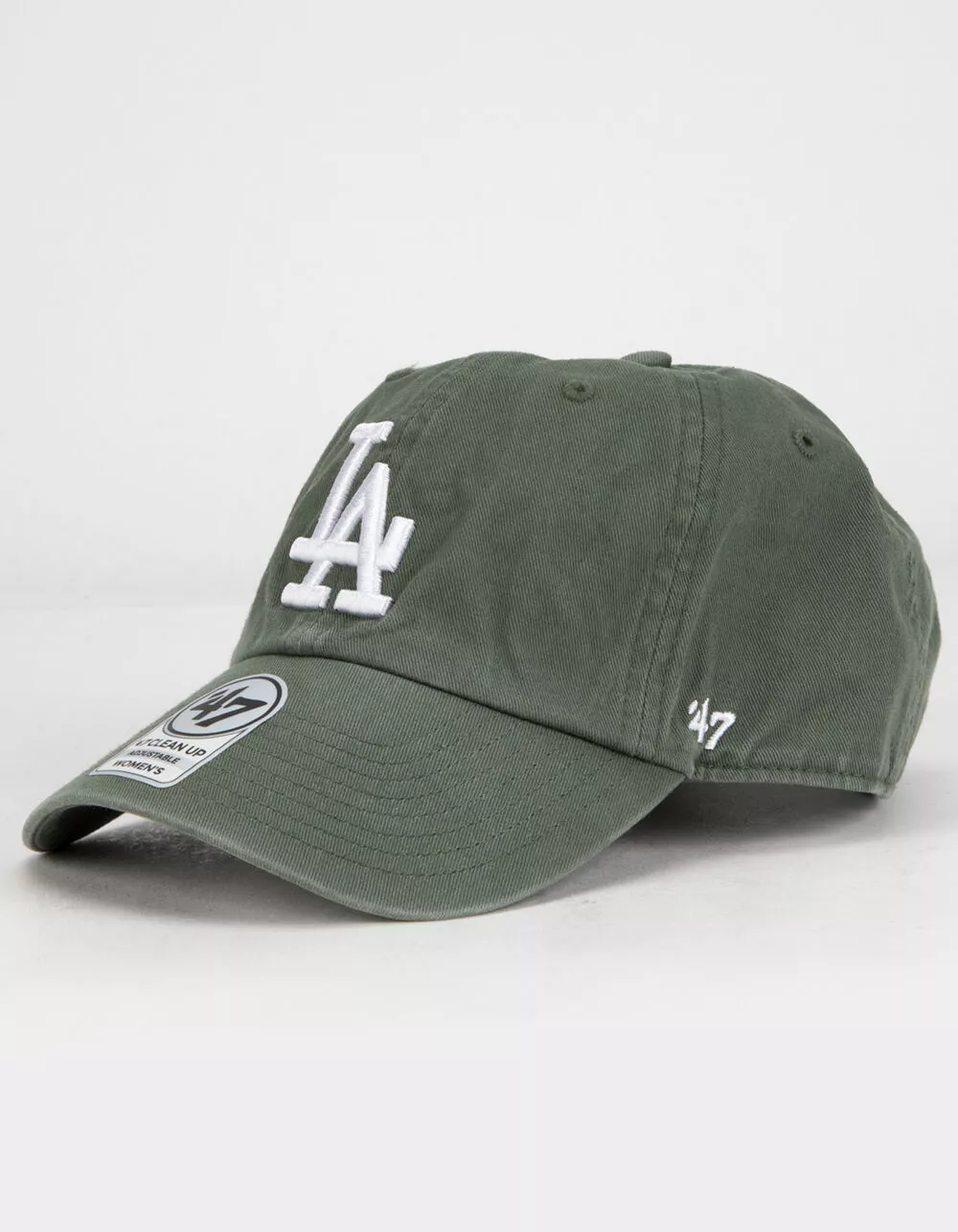 47 Brand Los Angeles Dodgers Moss Pink Clean Up Cap in Green for Men