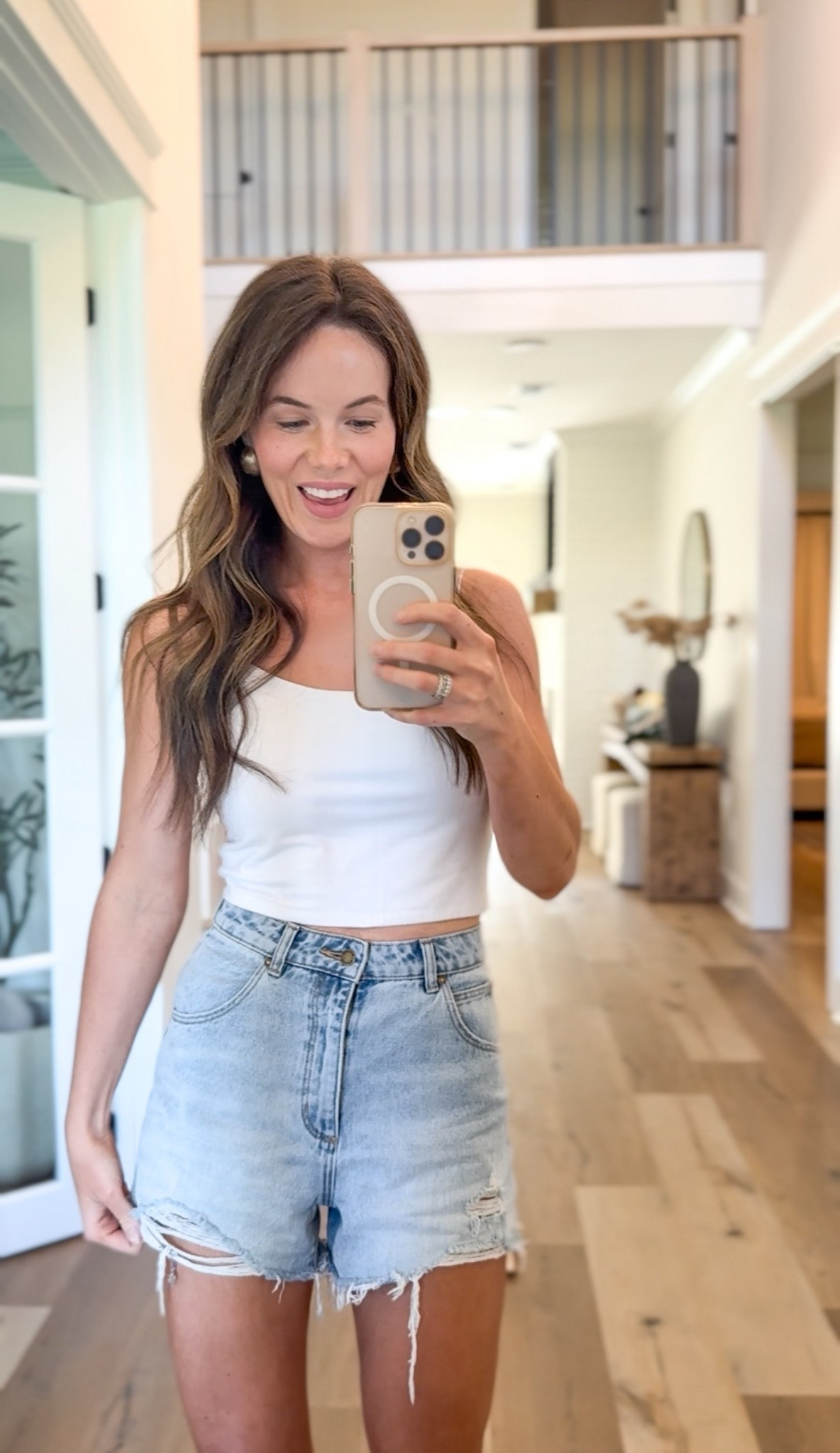 Nuuly finds - love these rolla denim shorts! On sale! Wearing size 26 
