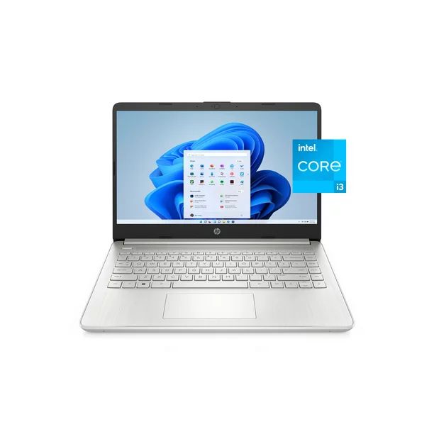 HP 14" Laptop, Intel Core i3-1115G4, 4GB RAM, 128G SSD, Natural Silver, Windows 11 Home in S mode... | Walmart (US)
