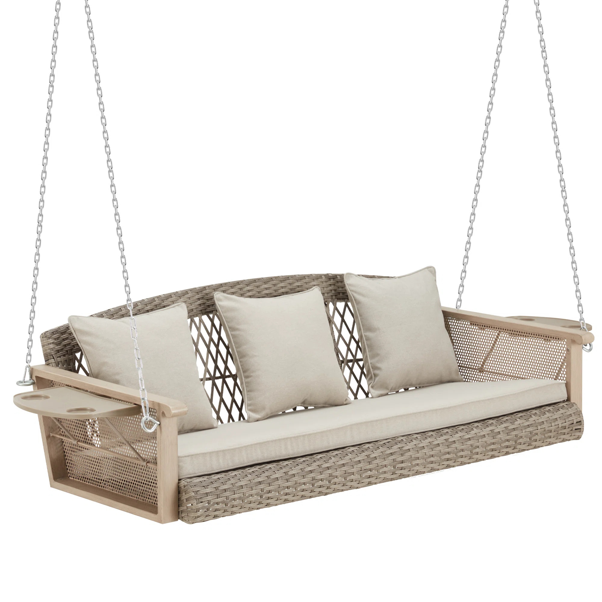 Kenn 3 Person Outdoor Porch Swing | Wayfair North America