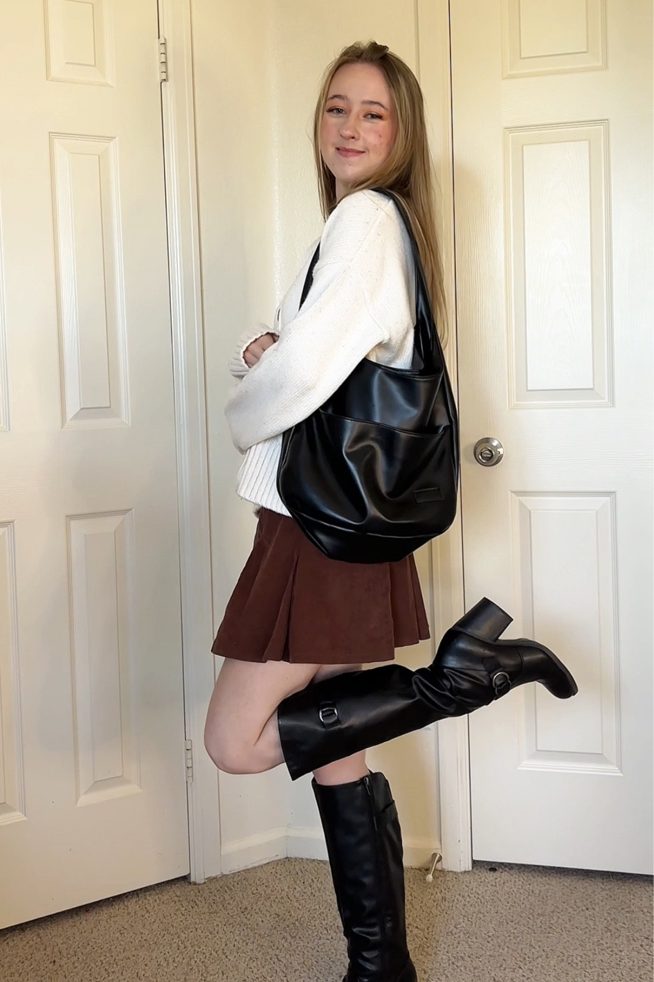 Early Fall Transition Outfit🤎☕️🕯️ 

college outfits / college girl / college style / college fits / college fashion / womens fashion / pinterest outfit / pinterest aesthetic / that girl / cardigan outfit / fall aesthetic / vanilla girl aesthetic / early fall outfit / fall transition outfit / fall outfit / outfits / outfit ideas / outfit inspo / style inspo / style ideas / budget fashion / 

#LTKSeasonal #LTKStyleTip #LTKFindsUnder100