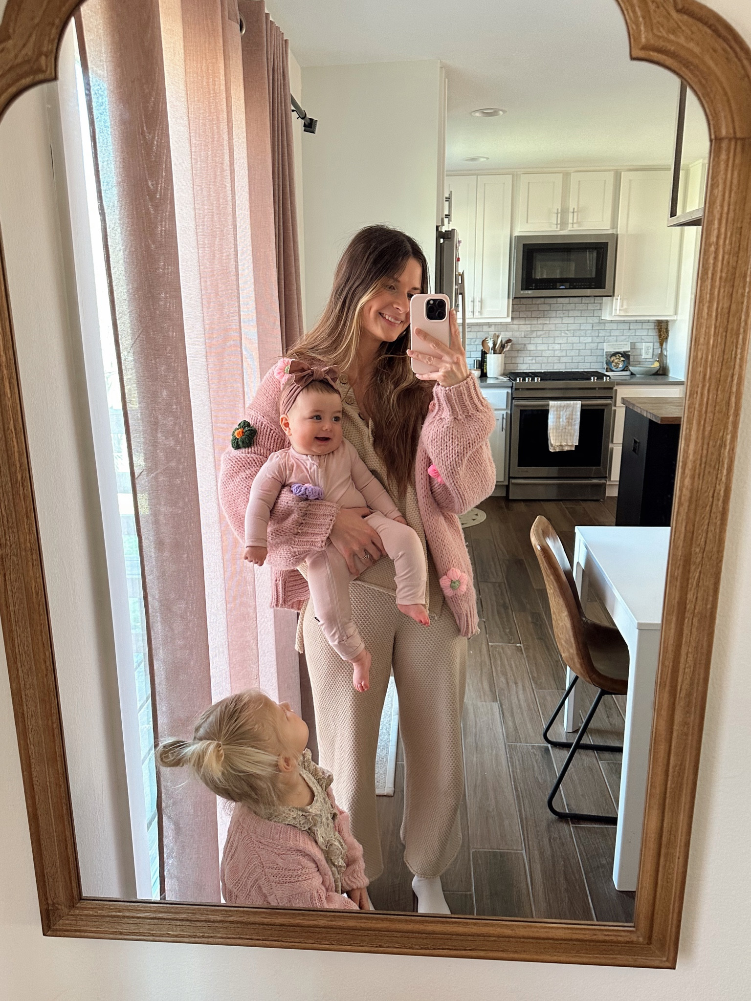 cardigan is one size, so comfy & love the fit! Color is from last year but they restocked a few other colors! 
wearing an xs in set, one of my most worn pieces & also cute styled separately 

#LTKfamily #LTKSeasonal