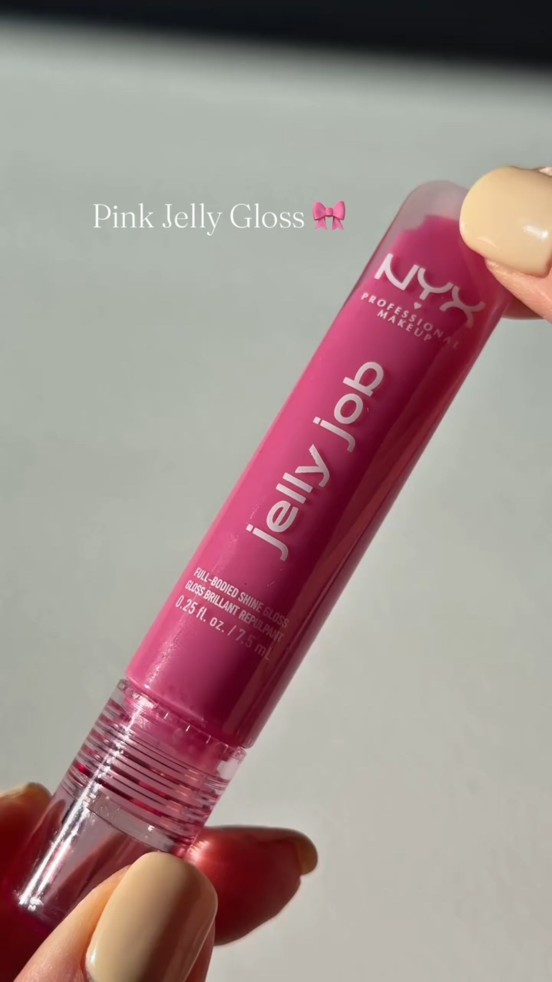 We always need another pretty pink lipgloss 🎀👄 

Loving the new NYX Jelly Job high shine glosses with smooth precision applicator for a plump smooth finish.

Featured-
NYX Jelly Job - Jelly Icing with a cherry scent 

Available @lookfantastic for discount use my exclusive code LFTFNICOLAL *affiliated 

#nyx #teamfantastic #virallipproducts #closeupmakeup #newmakeup

Girl Stuff, Pink Aesthetic, Pretty Products, UK Makeup, Lipgloss swatch, pretty makeup, Viral makeup, beauty UGC, Content Creator UK, Sparkly Lipgloss, must have makeup, Makeup Macro, New Lip Products, New Makeup Launch, LookFantastic