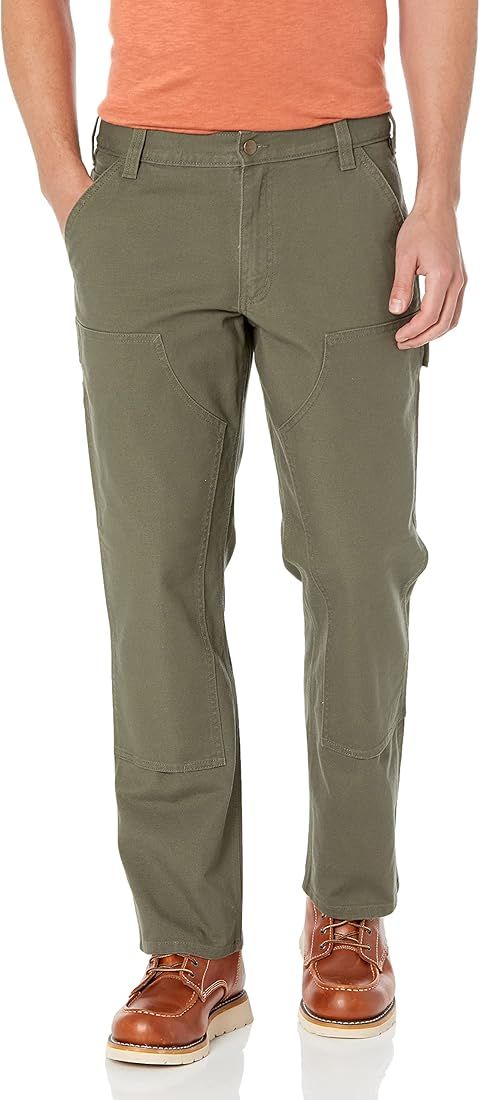 Mens Rugged Flex® Relaxed Fit Canvas Double-Front Utility Work Pant | Amazon (CA)