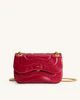 Tina Quilted Chain Crossbody - Claret | JW PEI US