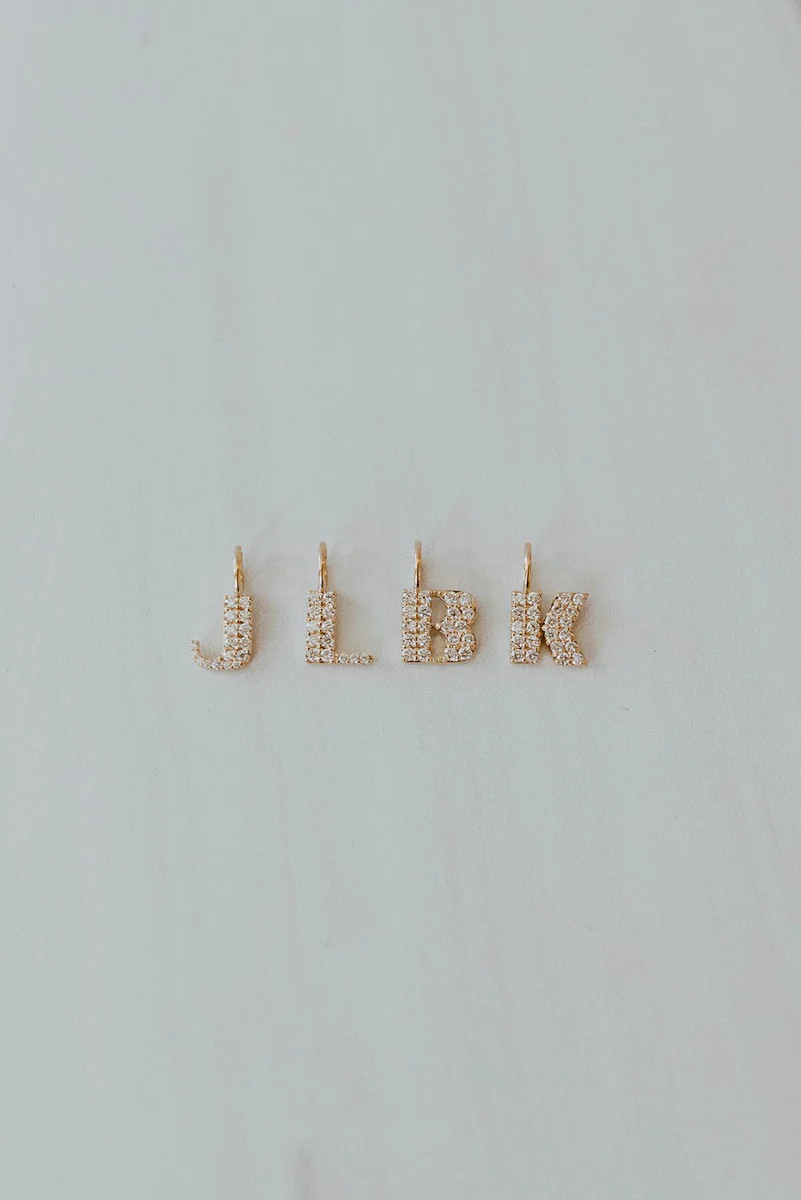 Baby Letter Charms | For Ever Fine Jewelry