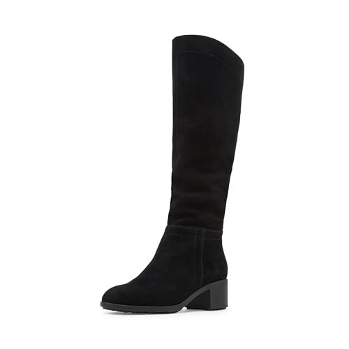 Blondo Women's Tatiana Knee High Boot, Black Suede, 8.5 | Amazon (US)