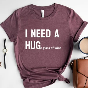I Need A Huge Glass Of Wine Shirt, Wine Shirt, Funny Wine Shirt, Wine Lover Shirt, Funny Drinking... | Etsy (US)