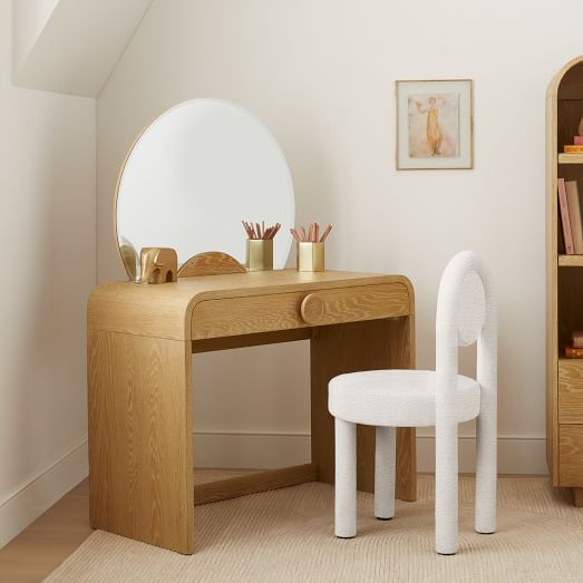 Statement Knob Desk & Vanity (39") | West Elm (US)