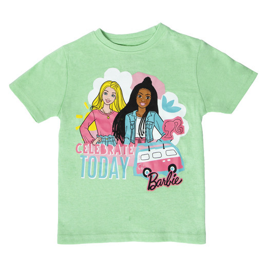kid's barbie™ 'celebrate today' graphic tee | Five Below