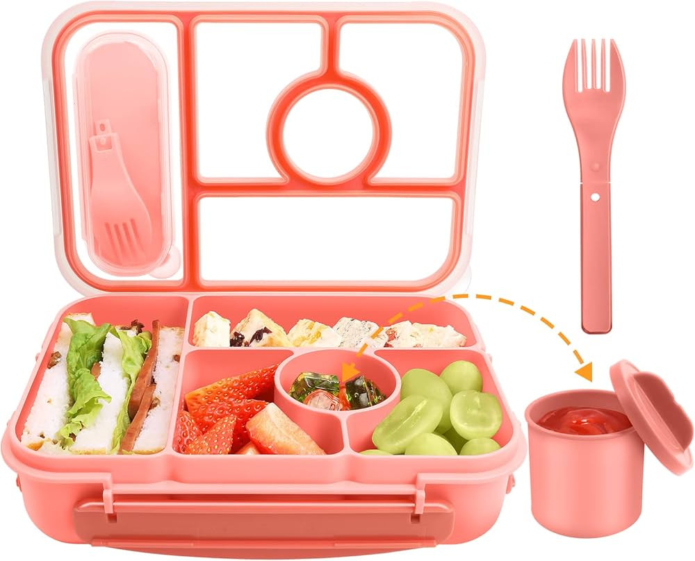 Dagugu Lunch Box Kids,Bento Box Adult Lunch Box,Lunch Box Containers for Adults/Kids/Toddler,5 Co... | Amazon (US)