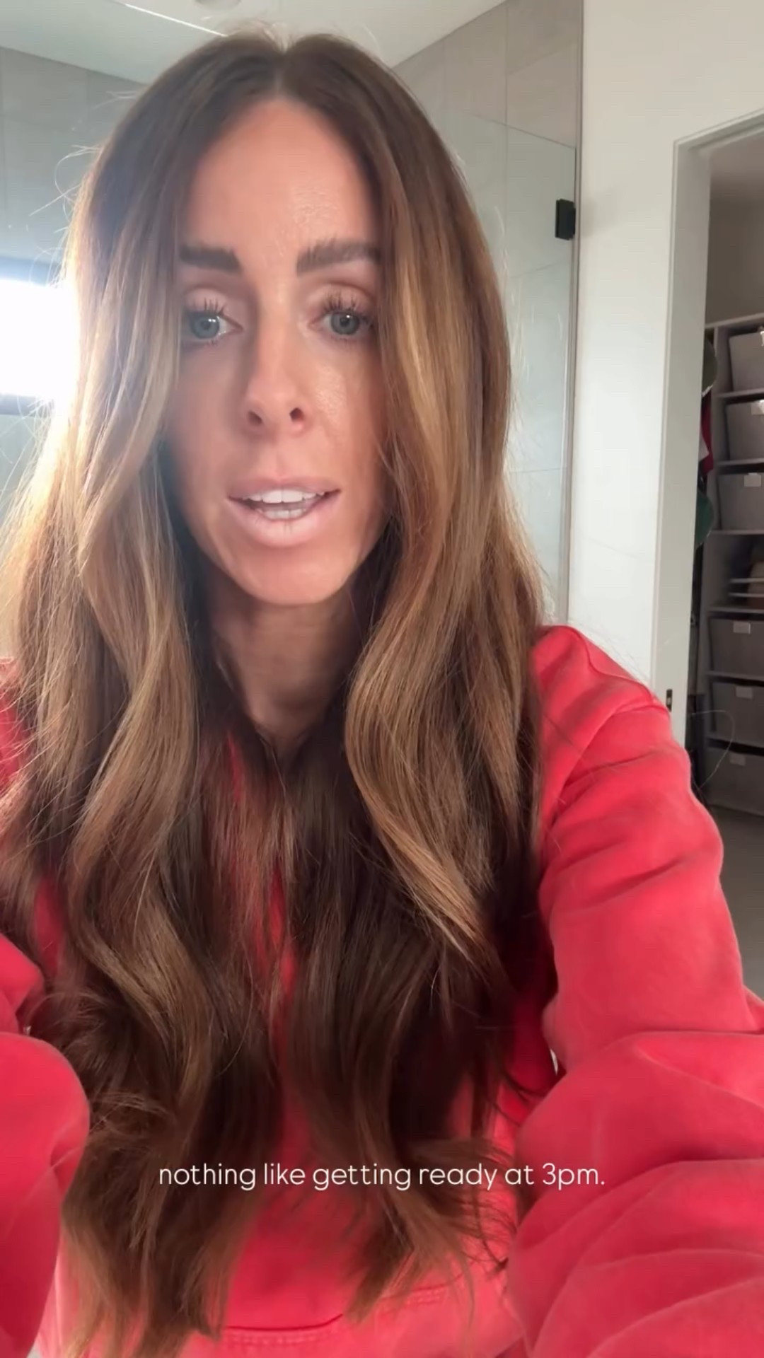 nothing like getting ready at 3pm.