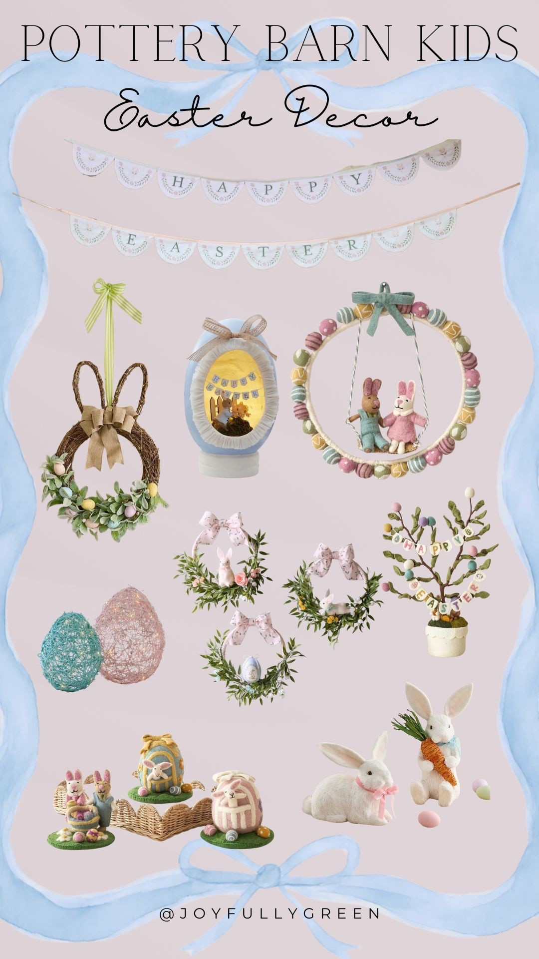 Pottery barn kids Easter decor 