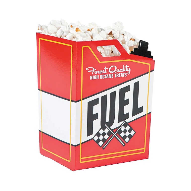 Fun Express Race Car Fuel Can Popcorn Box - Perfect for Racing-Themed Parties Birthday Celebratio... | Walmart (US)