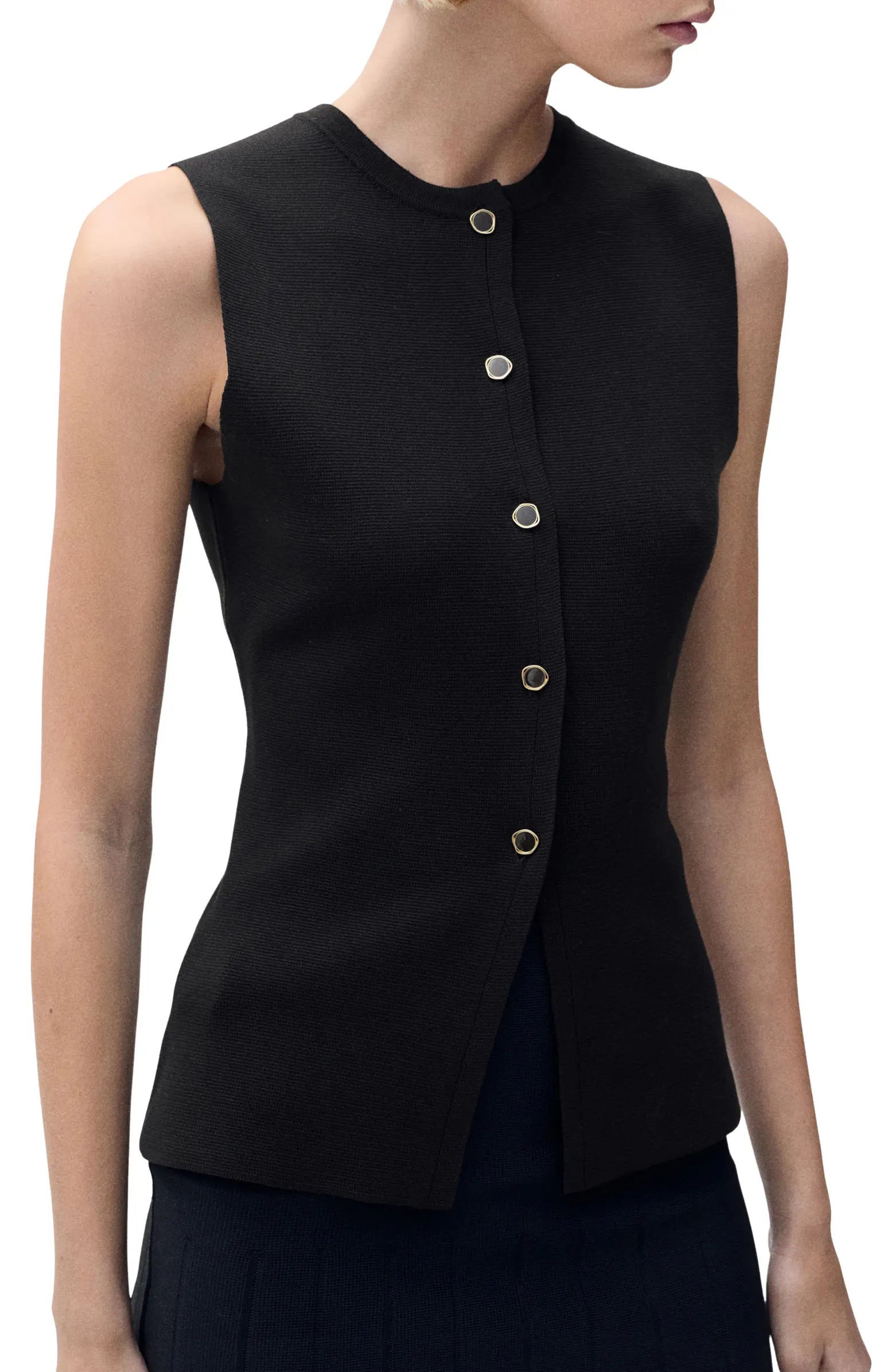 MANGO Matilda Knit Vest | Nordstrom | Nordstrom