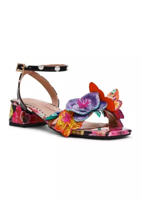 Betsey Johnson Women's Maranda Sandals, Black, 7M | Belk
