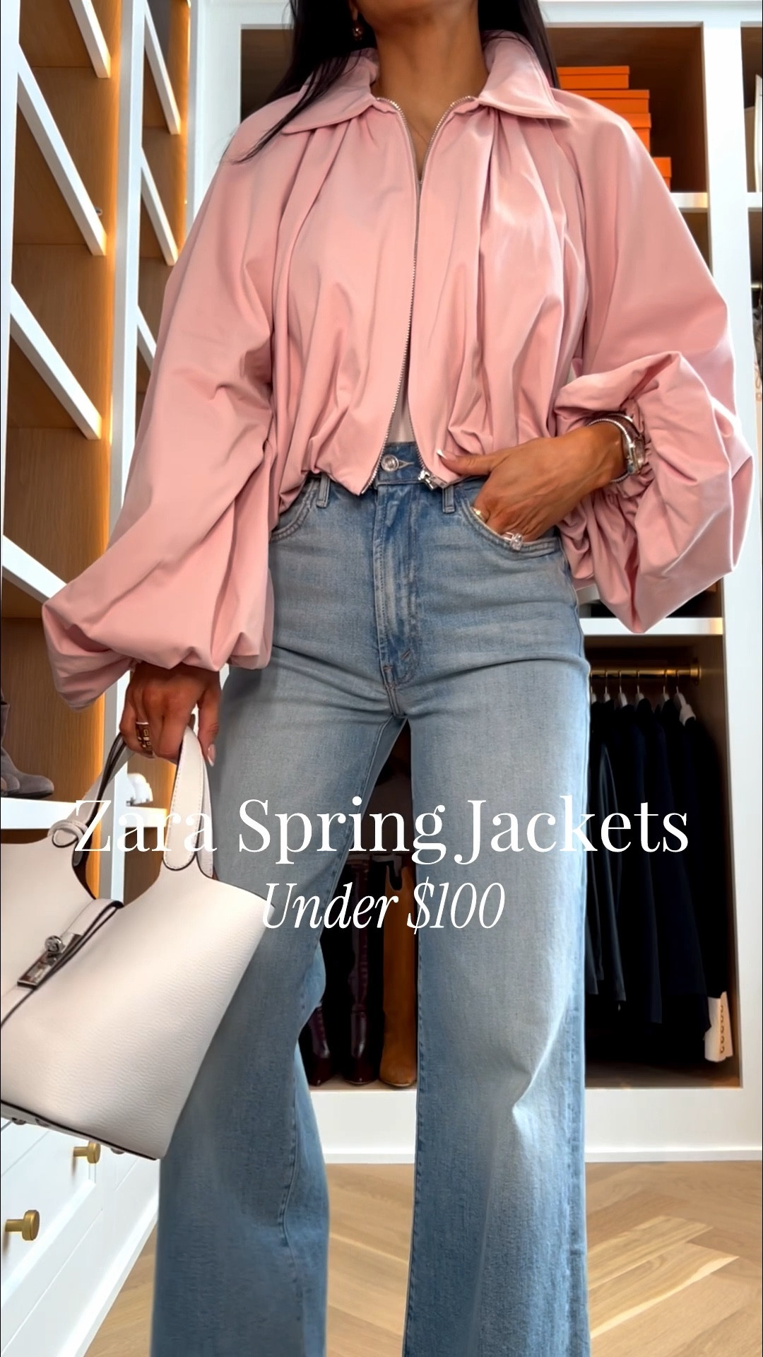 Spring outfit ideas featuring my latest @Zara finds for under 100 that are perfect for that in between weather. I love the cropped trench for a more polished elevated look and the pink bomber jacket for a fun pop of color. Both pair perfectly with my viral Mother jeans that are on sale right now. Also sharing a classic Zara bomber and denim jacket that you can throw over any outfit for an effortless layered look.

Zara cropped trench coat - size XS
Zara pink bomber jacket - size XS
Mother jeans - wearing a 23 runs TTS
Zara bomber jacket - size XS
Zara denim jacket - size XS

miamiamine spring outfit ideas Zara jackets layering outfits cropped trench coat bomber jacket denim jacket Mother jeans sale chic everyday style elevated casual look under 100



#LTKgrwm #LTKPetite #LTKootd