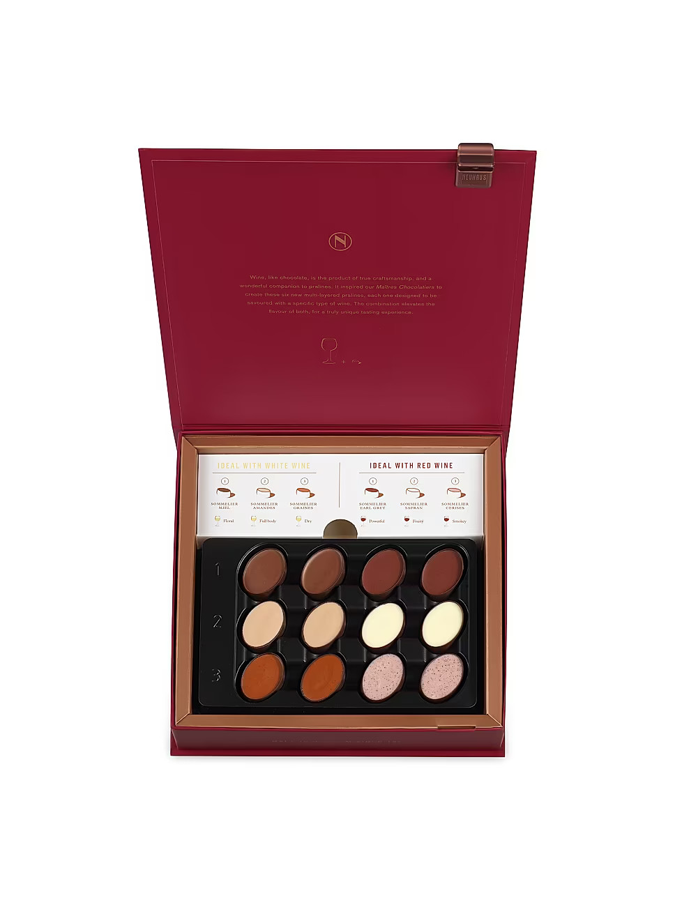 Neuhaus Chocolates Wine Pairing 24-Piece Chocolate Set | Saks Fifth Avenue