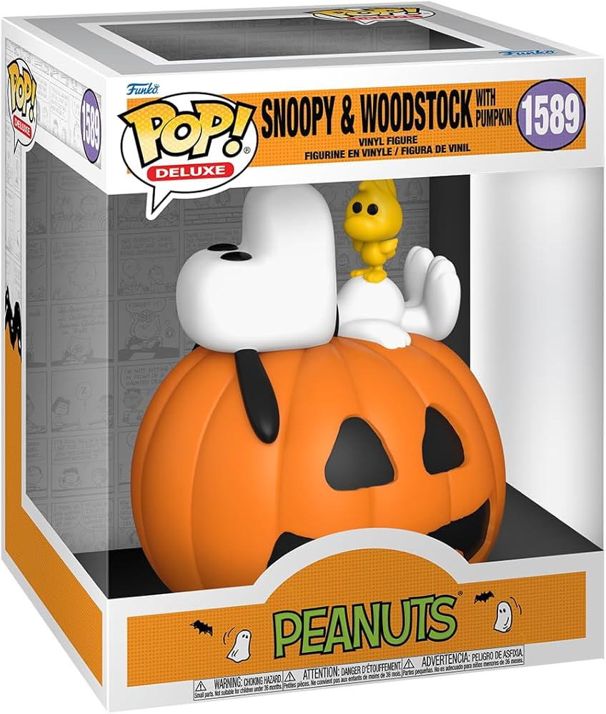 Funko Pop! Deluxe: It's The Great Pumpkin, Charlie Brown - Snoopy & Woodstock with Pumpkin | Amazon (US)