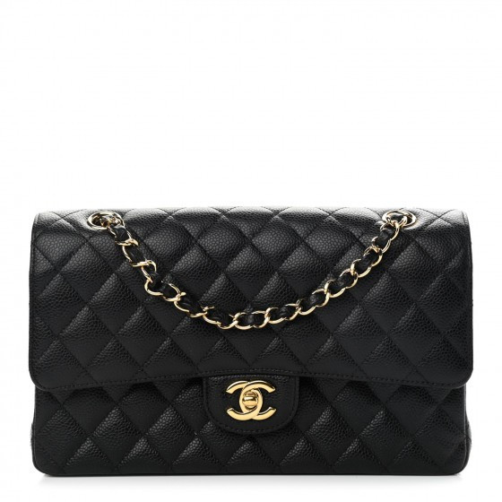 CHANEL

Caviar Quilted Medium Double Flap Black | Fashionphile