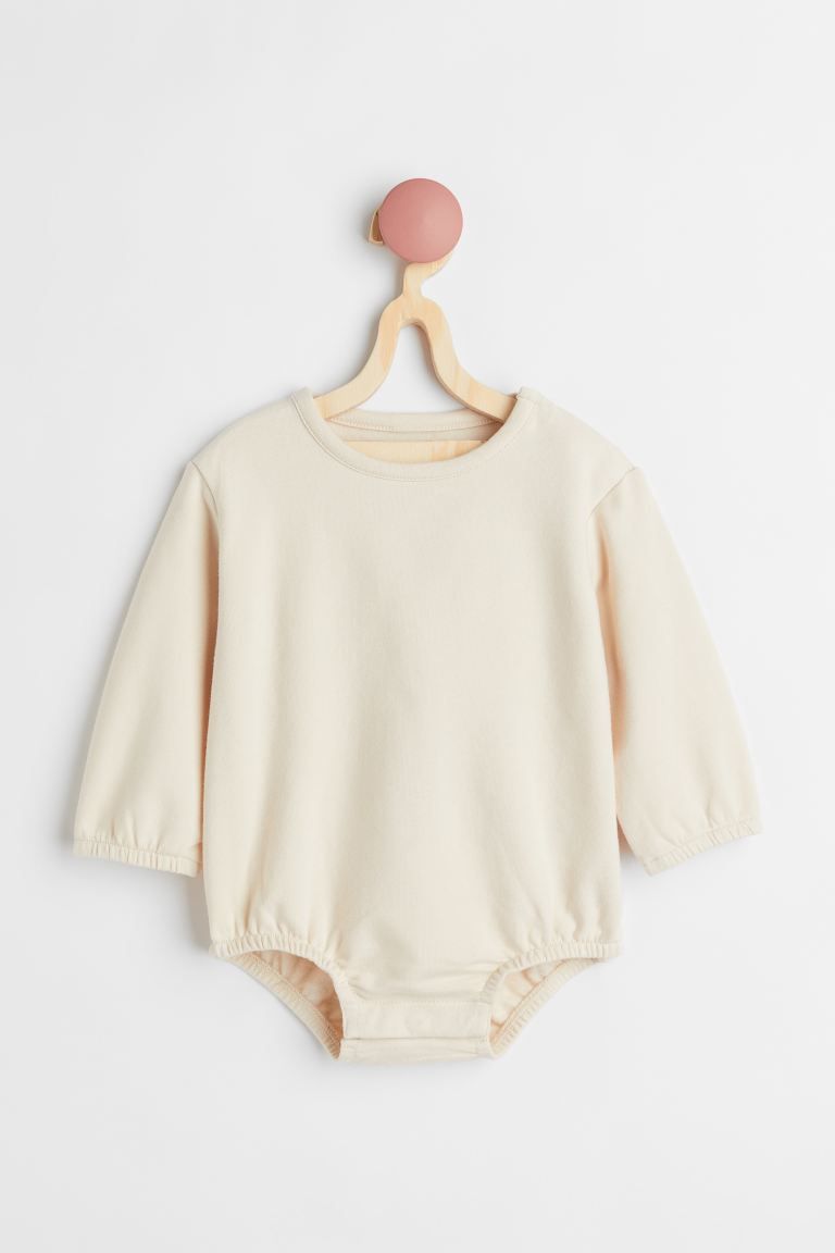 Cotton Sweatshirt Bodysuit | H&M (US + CA)
