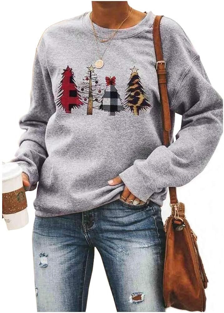Women Just Hanging with My Gnomies Christmas Sweatshirt Funny Nordic Santa Gardening Gnome Pullov... | Amazon (US)
