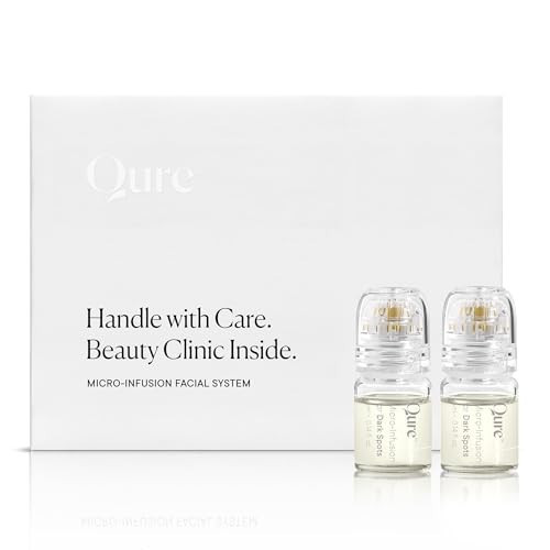 Qure Micro-Infusion System for Face - Clear Formula for All Skin Types, Easy 5min at-Home Skincare Facial Application - 1 Month Supply | Amazon (US)