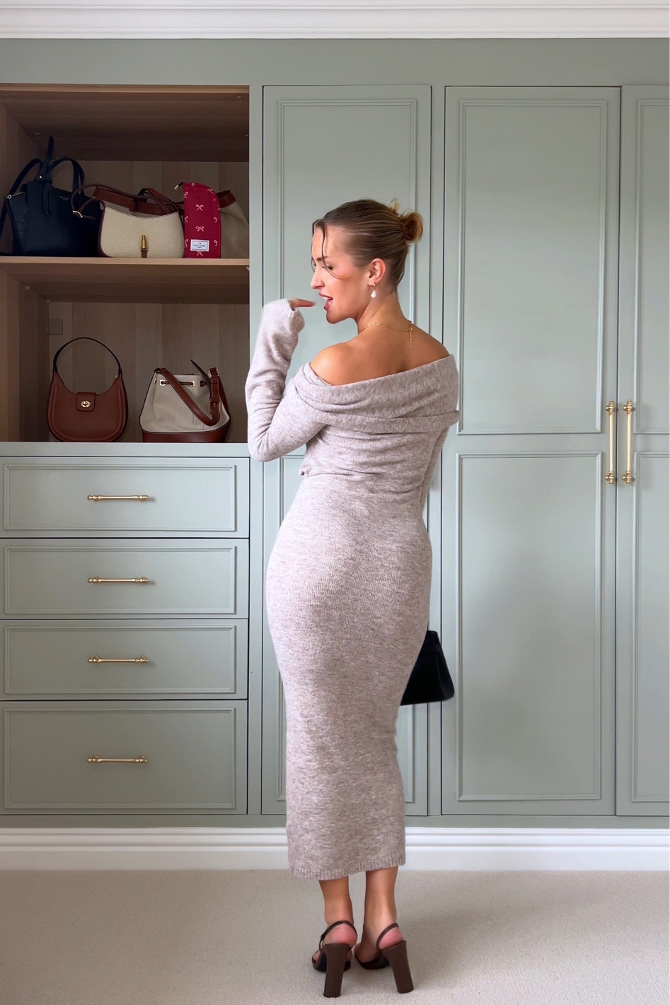 Most gorg knitted  dress to be styled up for date night or casual for coffee 
I WEAR XS

#LTKuk #LTKautumn