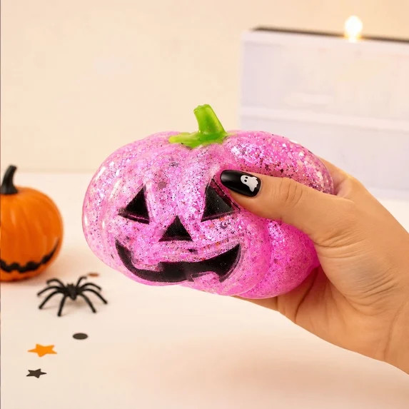 UALSRZL Halloween Pumpkin Squeeze Toys, Slow Rise Glitter Dumpling Squishies, Cute Pumpkins Stres... | Walmart (US)