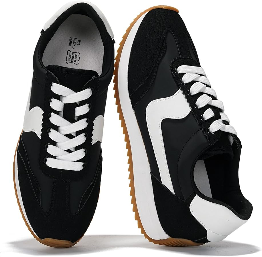 Project Cloud Sneakers for Women – Lightweight Lace-Up Shoes for Women with Memory Foam Insoles... | Amazon (US)