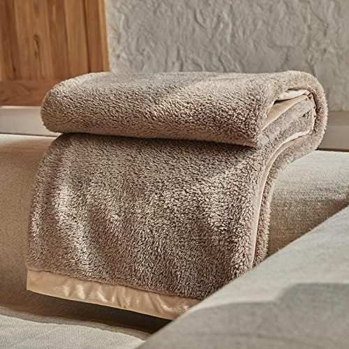 ZonLi Double Sided Fleece Sherpa Throw Blanket for Couch 50" x 60"- Super Fuzzy and Soft Throw Blank | Amazon (US)