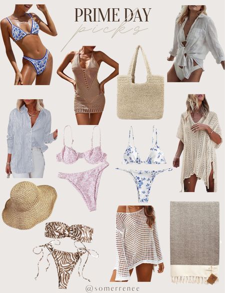 amazon finds | prime day finds | beach essentials | summer essentials | travel | vacation outfits | swimsuits | bikinis | cover ups | summer outfits | amazon deals | amazon fashion | prime day fashion 

#LTKxPrimeDay #LTKunder50 #LTKtravel