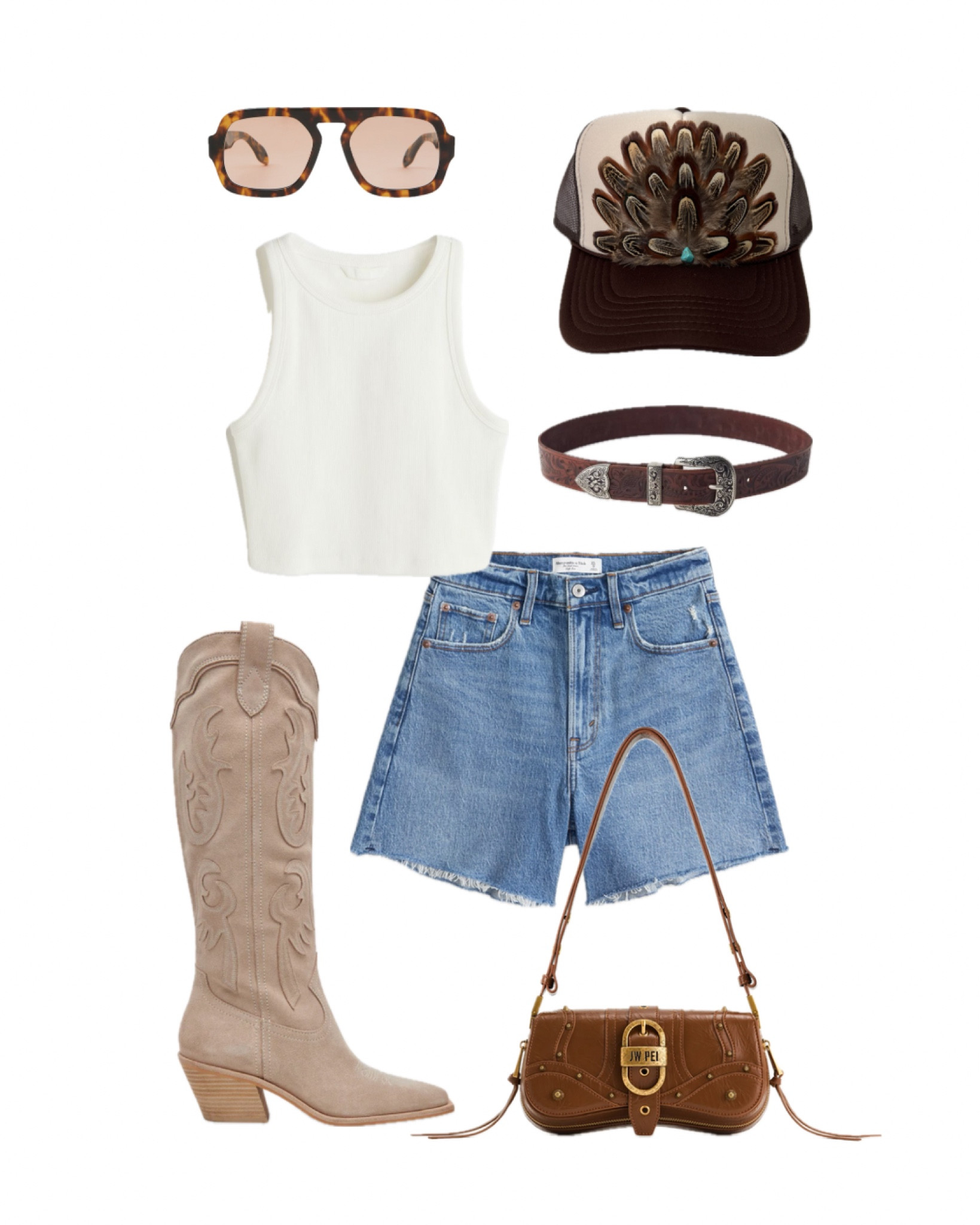 country concert outfit, country concert outfit ideas, country concert outfit summer, morgan wallen concert outfit, feather trucker, feather trucker hat 

#LTKFestival