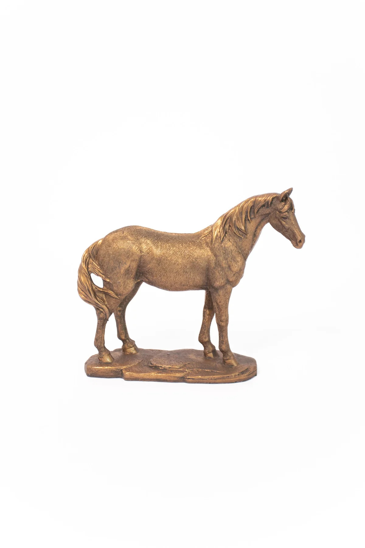 Brushed Bronze Horse Sculpture | THELIFESTYLEDCO